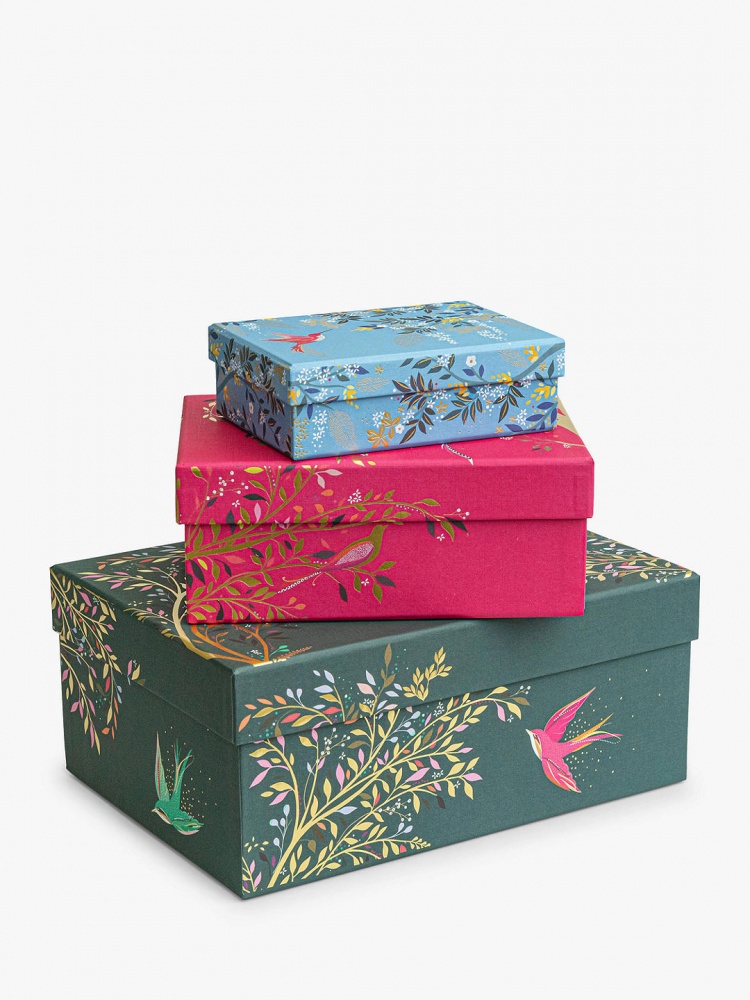 Set of 3 Sara Miller London Gift Boxes Chelsea Collection